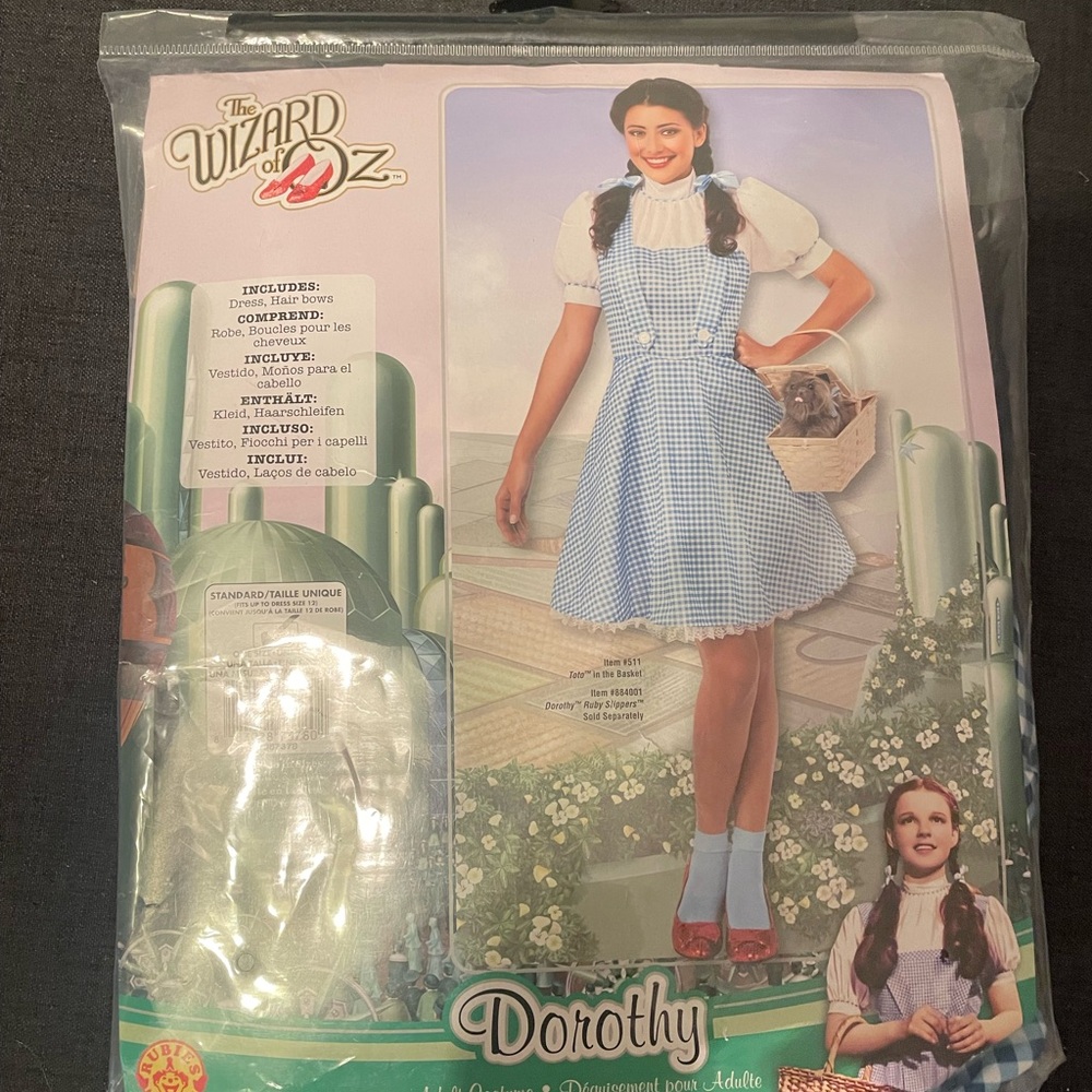 Dorothy wizard of oz costume